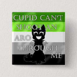 Hybride Aro Pin Vierkante Button 5,1 Cm