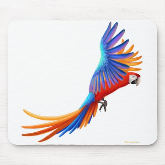 Hybride Camelot Macaw Mousepad Muismat (Voorkant)