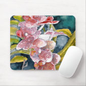 hybride orchideeën - bloemenmousepad muismat (Met muis)