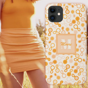 Hybride Paisley - Oranje Ombre-telefoontas iPhone 11 Hoesje