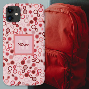Hybride Paisley - Roze tot Rode Ombre telefoontas iPhone 11 Hoesje