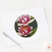 Hybride waterlappen ronde sticker (Envelop)