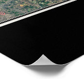 Hyco Lake North Carolina Satellite Poster Map (Hoek)