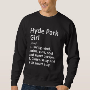 Hyde Park Meisje Ut Utah Grappige Stad Home Roots Trui
