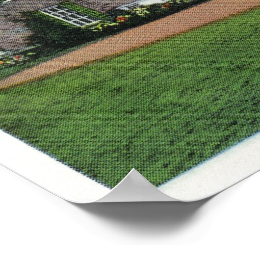 Hyde Park Uitzicht van het President FDR Poster (Hoek)