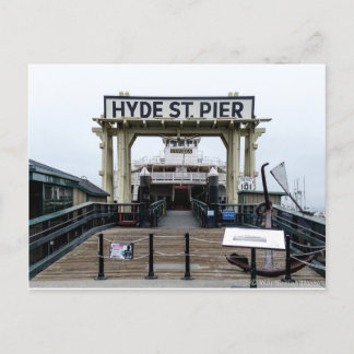 Hyde St. Pier San Francisco, Californië Briefkaart
