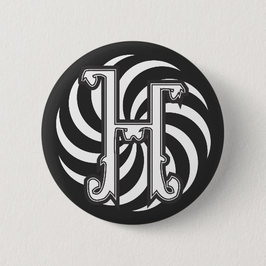 Hydes H Glyph Button (Voorkant)