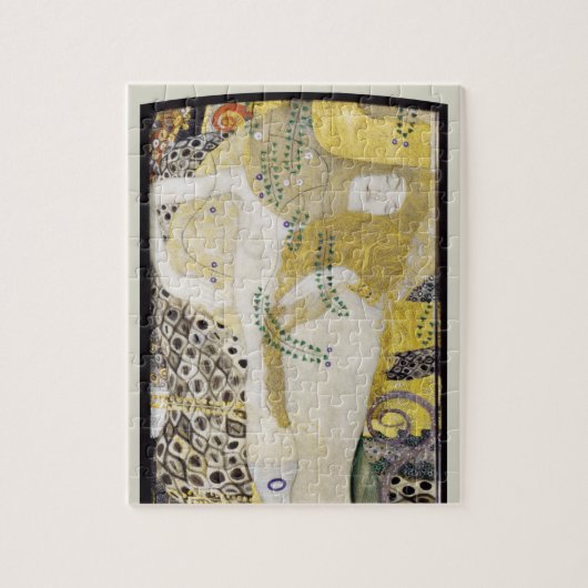 Hydra (alias Water Serpents I) van Gustav Klimt Legpuzzel (Verticaal)