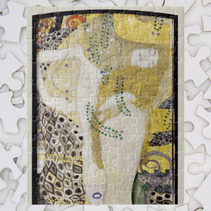 Hydra (alias Water Serpents I) van Gustav Klimt Legpuzzel