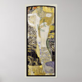 Hydra (alias Water Serpents I) van Gustav Klimt Poster (Voorkant)