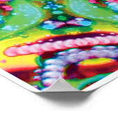 Hydra Cinetic Collage Kaleidoscope Poster (Coin)