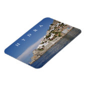 Hydra eiland uitzicht koelkastmagneet magneet (Linkerzijde)