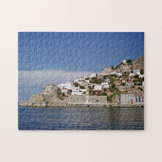 Hydra eiland uitzicht puzzel legpuzzel (Horizontaal)