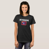 Hydra Flag Nationale trots T-shirt (Voorkant volledig)