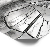 Hydra Kleurboek Pagina - Mythisch schepsel Illus Poster (Hoek)