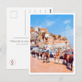 HYDRA - muilkorven in de haven Briefkaart (Voorkant / Achterkant)