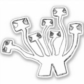 Hydra van Declan Sticker (Voorkant)