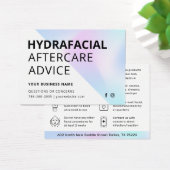 HydraFacial Aftercare Kaart (Bureau)