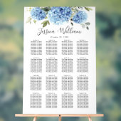 Hydrangea 16 Tafels Zitplaatsen GRAFIEK Acryl Teke Acryl Bord (Neutraal)