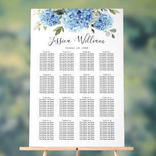 Hydrangea 16 Tafels Zitplaatsen GRAFIEK Acryl Teke Bord