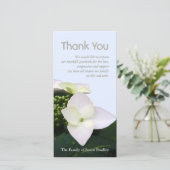 Hydrangea 9 Aangepast sympathie Dank u wel Bedankkaart (Staand voorkant)