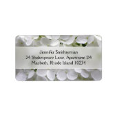 Hydrangea adreslabel etiket (Voorkant)