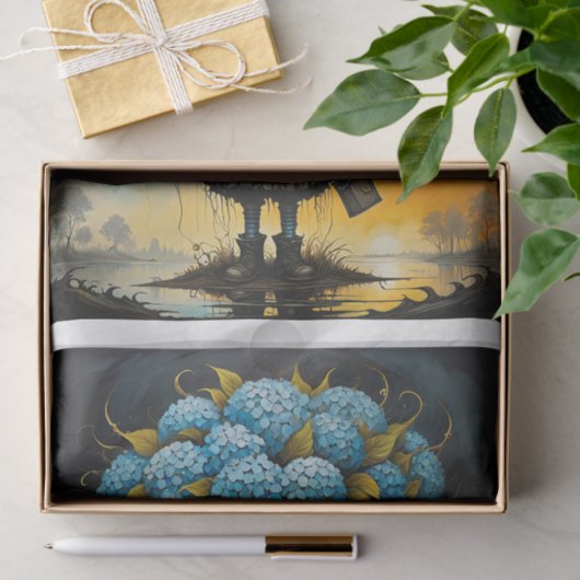 Hydrangea alien boy -  tissuepapier (Geschenk)