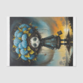 Hydrangea alien boy - tissuepapier (Voorkant)