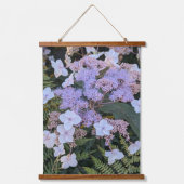 Hydrangea Aspera Bloemen Bloemen Hangend Wandkleed (Voorkant)