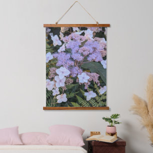 Hydrangea Aspera Bloemen Bloemen Hangend Wandkleed