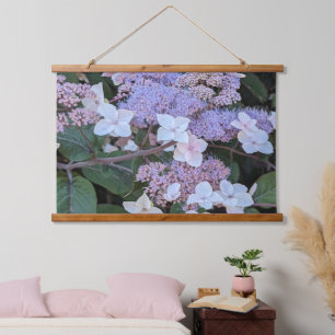 Hydrangea Aspera Bloemen Bloemstuk Hangend Wandkleed