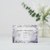 Hydrangea Baby shower Registry Kaarten (Staand voorkant)