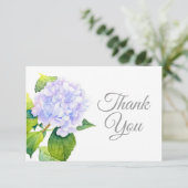 Hydrangea Bedankkaart (Staand voorkant)