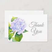 Hydrangea Bedankkaart (Voorkant / Achterkant)