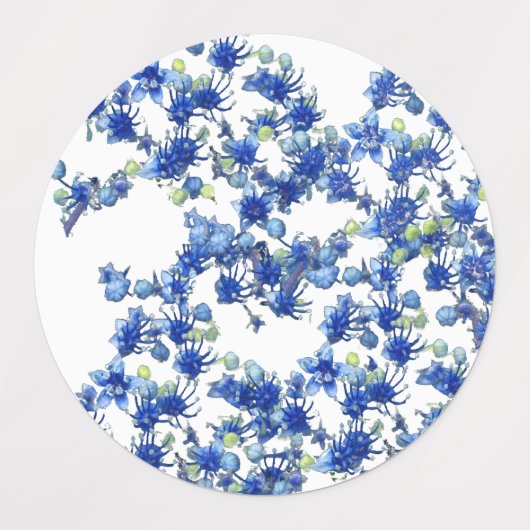 Hydrangea (BGC transparant) Labels (Design 3)