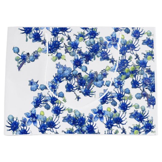 Hydrangea BGC transparant Large Cadeauzakje (Voorkant)