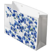 Hydrangea BGC transparant Large Cadeauzakje (Voorkant Gekanteld)