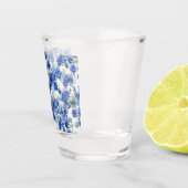 Hydrangea (BGC transparant) Shot Glas (Rechts)