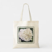 Hydrangea - Blanc avec un bleu violet - Sac fourre (Dos)