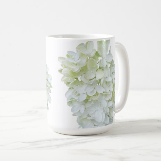 Hydrangea - Blanc - Mug (Devant droit)