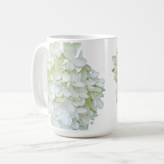 Hydrangea - Blanc - Mug (Devant gauche)