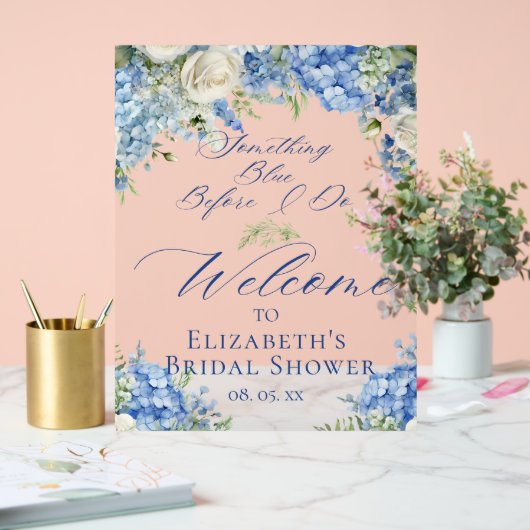 Hydrangea Bleu Bienvenue à la Baby Shower (Mariage)