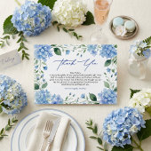 Hydrangea Bleu Merci Enterrement de Vie de Jeune F