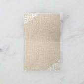 Hydrangea Bleu Rustique Dentelle & Toile Merci (Intérieur)