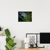 Hydrangea Bleue 8519 Impression (Bureau à domicile)