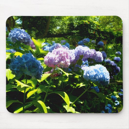 Hydrangea Bloem Gel Muismat (Voorkant)
