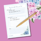 Hydrangea Bloem 'Mijn bewuste momenten lijsten' Post-it® Notes