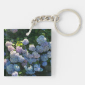 Hydrangea Bloem Sleutelhanger (Achterkant)