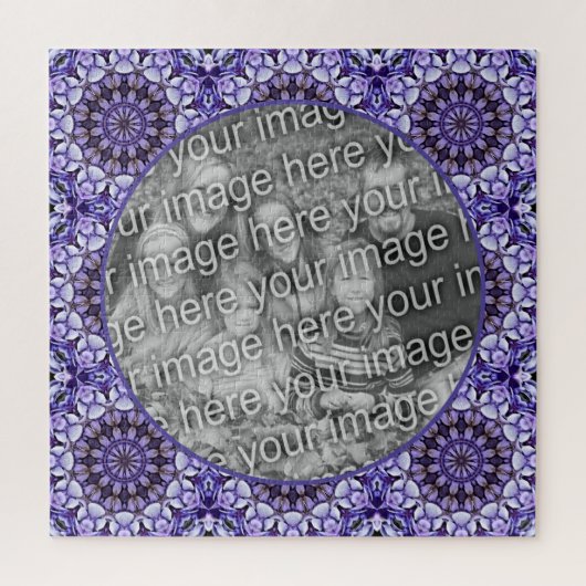 Hydrangea Bloemblaadjes Abstract Uw foto toevoegen Legpuzzel (Verticaal)