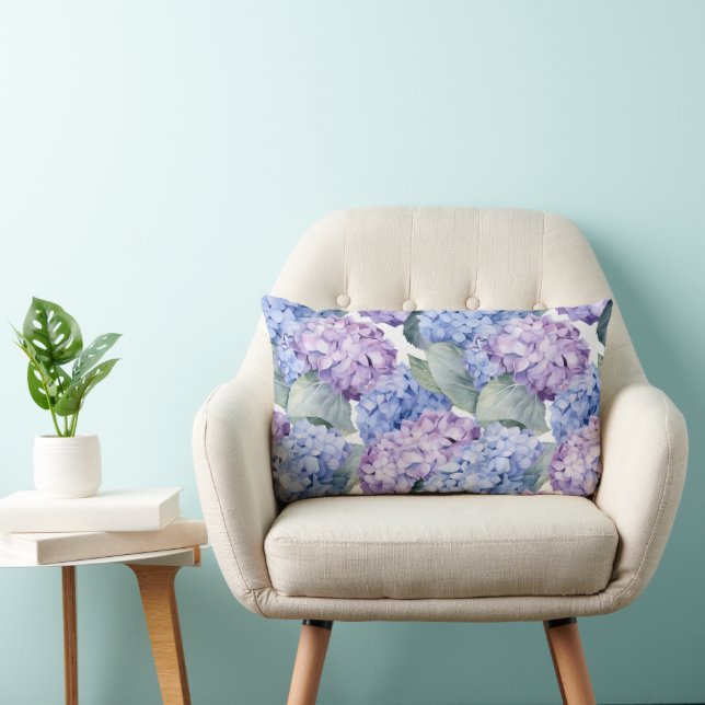Hydrangea Bloemen Kussen (Stoel)